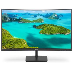 Philips Monitore 241E1SC/00 LED-monitor Energielabel F (A - G) 61 cm (24 inch) 1920 x 1080 Pixel 16:9 4 ms HDMI, VGA, Audio-Line-out VA LED