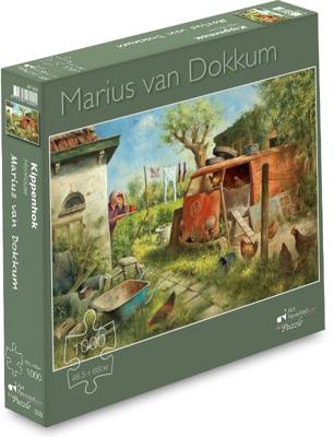 Marius van Dokkum Kippenhok Puzzel 1000 Stukjes