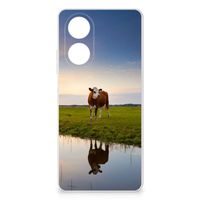 OPPO A58 4G TPU Hoesje Koe - thumbnail