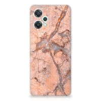 OnePlus Nord CE 2 Lite TPU Siliconen Hoesje Marmer Oranje