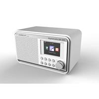 Albrecht DR490 Hybride radio met kleurendisplay, 27491, DAB/internet/FM-ontvangst, radiobesturing via smartphone-app, kleur: wit