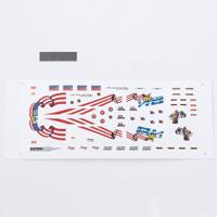 FMS - 1:24 Smasher 12402Wh Body Decal Sheet (Usa 1) (FMS-C3076) - thumbnail