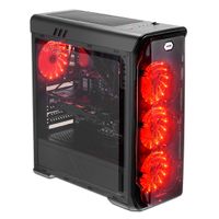 LC-Power Gaming 988B - Red Typhoon Midi Tower Zwart - thumbnail