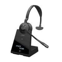 Engage 75 SE Mono headset met hoofdbandpad, basis, voeding, 1,5 m USB-C naar USB-A-kabel, bureau-telefoonkabel, snelstartgids, garantie en waarschuwing (veiligheidsleafletten)