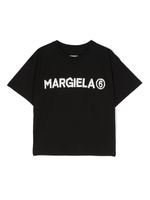 MM6 Maison Margiela Kids logo-print cotton T-shirt - Noir