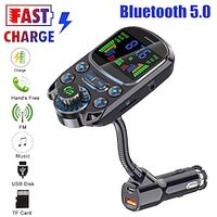 BC86 Bluetooth carkit Handsfree in de auto Bluetooth QC 2.0 QC 3,0 Radio MP3 Automatisch Lightinthebox