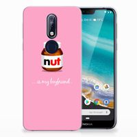 Nokia 7.1 Siliconen Case Nut Boyfriend - thumbnail