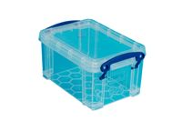 Opbergbox Really Useful 0.7 liter 155x100x80 mm transparant wit - thumbnail