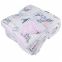 Soft Touch fleece deken meisjes 70 x 100 cm polyester