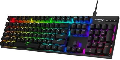 HyperX Alloy Origins - Toetsenbord - backlit - USB - VS - toetsschakelaar: HyperX Aqua