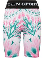 Plein Sport short de cyclisme à bande logo - Rose - thumbnail