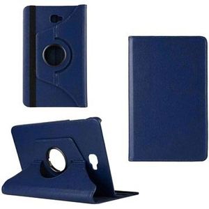 Samsung Galaxy Tab A 10.1 (2016) T580, T585 Rotary Case - Donkerblauw