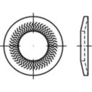 Grendelschijven 8 mm 18.2 mm Verenstaal Verzinkt 250 stuk(s) 159401