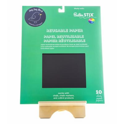 Jaq Jaq Bird tekenpapier 25,4 x 30,4 cm karton zwart 14-delig Jaq Jaq Bird tekenpapier 25,4 x 30,4 cm karton zwart 14-delig