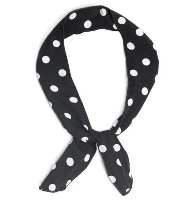 Collectif Wired Bandana Polka Dot Zwart Collectif Wired Bandana Polka Dot Zwart
