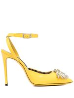 Philipp Plein escarpins vernice 110 mm à onrements en cristal - Jaune - thumbnail