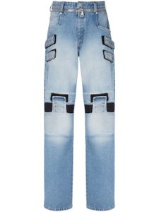 Balmain jean à coupe ample - Bleu