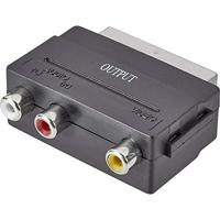 Speaka Professional SP-7870668 SCART/RCA adapter [1x SCART-stekker - 3X RCA-aansluiting] zwart