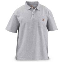 Carhartt Contractor's Work Pocket Heather Grey Polo Heren 