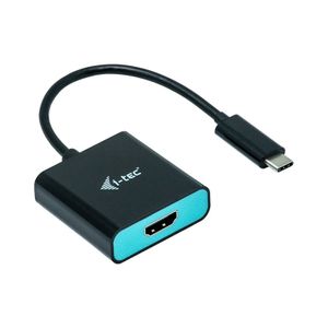 i-tec C31HDMI60HZP video kabel adapter 0,15 m USB Type-C HDMI Zwart, Turkoois