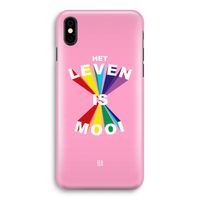 Het Leven Is Mooi: iPhone X Volledig Geprint Hoesje - thumbnail