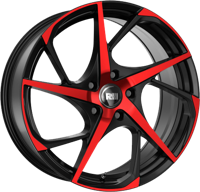 RH ALURAD RB12 Rood gepolijst