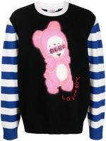 Charles Jeffrey Loverboy pull Cute Gromlin en maille intarsia - Noir