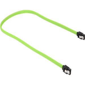 Sharkoon Sata 3 SATA-kabel 0,45 m SATA 7-pin Zwart, Groen