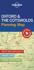 Wegenkaart - landkaart Planning Map Oxford & the Cotswolds | Lonely Pl