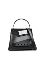 Maison Margiela sac cabas asymétrique Snatched en cuir - Noir