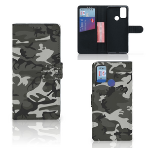 Alcatel 1S (2021) Telefoon Hoesje Army Light