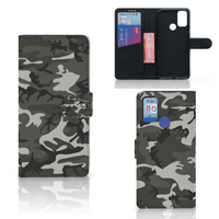 Alcatel 1S (2021) Telefoon Hoesje Army Light - thumbnail