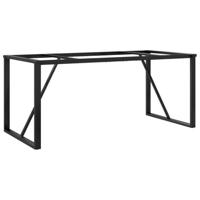 vidaXL Eettafelpoten O-frame 180x80x73 cm staal, tafel poot, eettafel poot, eetkamer tafelpoot, tafelpoot, eetkamertafelpoot, ijzeren tafelpoot