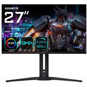 AORUS FO27Q3 computer monitor 68,6 cm (27") 2560 x 1440 Pixels Quad HD OLED Zwart