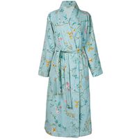 Pip Studio Badjas Les Fleurs Blauw-Maat: XL