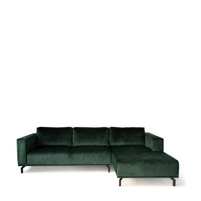 4X6 SOFA hoekbank rechts X5 velours