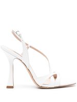 Casadei sandales Geraldine 110 mm en cuir - Blanc