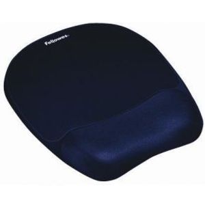 Fellowes Traagschuim (memory foam) muismat/polssteun saffier