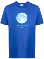 Off-White t-shirt On The Go Moon en coton - Bleu - thumbnail