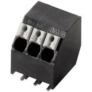 Weidmüller 1473350000 Klemschroefblok 1.5 mm² Aantal polen 6 Zwart 210 stuk(s)