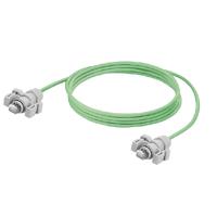 Weidmüller 8815100000 RJ45 Netwerkkabel, patchkabel CAT 6A S/FTP 5.00 m Groen UL gecertificeerd, Vlambestendig, Snagless 1 stuk(s)