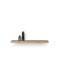 Looox Wooden Wall Shelf Free 80cm, eiken old grey - thumbnail