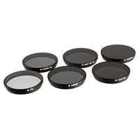 PolarPro Filter 6-delige set (CP, ND8, ND16, ND32, ND8/PL, ND16/PL) voor DJI Inspire 1, zwart, P4002