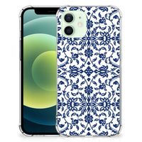 iPhone 12 Mini Case Flower Blue - thumbnail