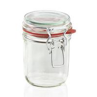 Leifheit 3192 Weckpot met Beugelsluiting 370 ml Glas/RVS