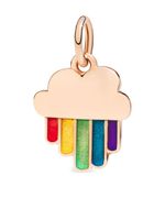 Dodo pendentif arc-en-ciel en or rose 9ct