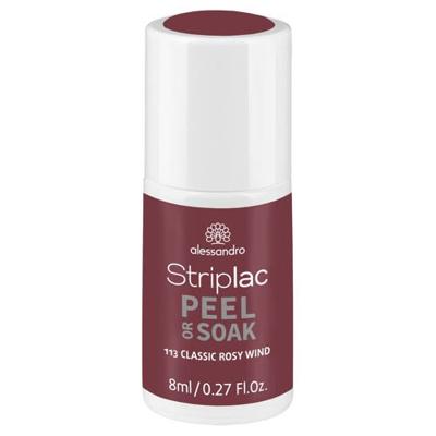 alessandro Striplac Peel or Soak Classic Rosy Wind nagel gel coat 8 ml Roze