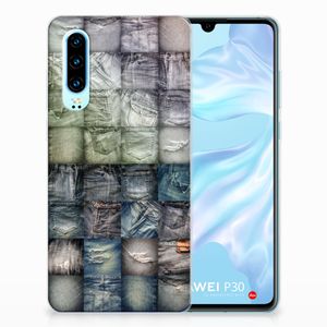 Silicone Back Cover Huawei P30 Spijkerbroeken