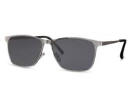 CWI zonnebril heren wayfarer volledig omrand cat. 3 zilver/zwart