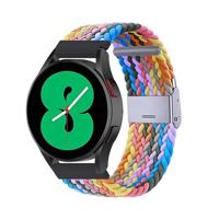 By Qubix - Braided nylon bandje - Multicolor Spring - Compatible met Xiaomi Redmi Watch 5 Active/Redmi Watch 5 Lite - Compatible Xiaomi bandje